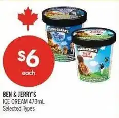 Shoppers Drug Mart Ben & Jerry's ice cream offer