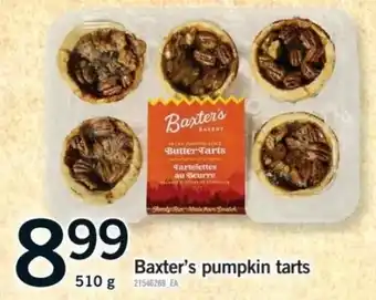 Fortinos Baxter's pumpkin tarts offer