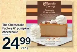 Fortinos The Cheesecake Factory pumpkin cheesecake offer