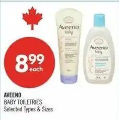 Shoppers Drug Mart Aveeno baby toiletries offer