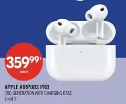Shoppers Drug Mart Apple AirPods Pro 3rd Generation with Charging Case offer