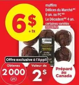 Maxi Muffins Delices du Marche offer
