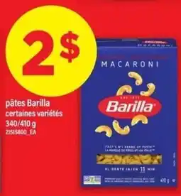 Maxi Barilla macaroni offer