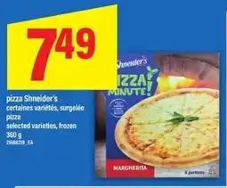 Maxi pizza snieder's selected varieties offer