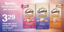 Fortinos Pepperidge Farm Goldfish Cookies and Crackers offer