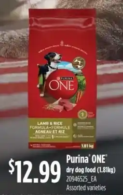 Fortinos Purina ONE dry dog food offer