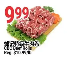 SunFood Supermarket CBC Beef Rolls offer