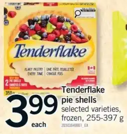 Fortinos Tenderflake pie shells offer