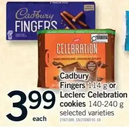 Fortinos Cadbury fingers offer