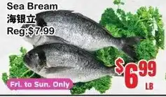Grant's Foodmart Sea Bream offer