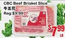 Grant's Foodmart CBC Beef Brisket Slice offer