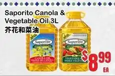 Grant's Foodmart Saporito Canola & Vegetable Oil offer