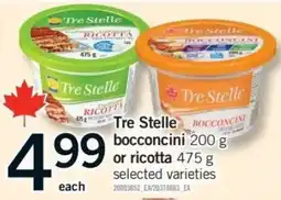 Fortinos Tre Stelle bocconcini or ricotta offer