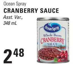 Askews Foods Ocean Spray cranberry sauce offer