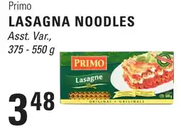 Askews Foods Primo lasagna noodles offer