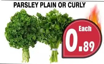 Parsley plain or curly
