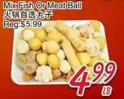 Foody Mart Mix Fish Or Meat Ball offer