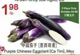 Lucky Supermarket Purple Chinese Eggplant offer
