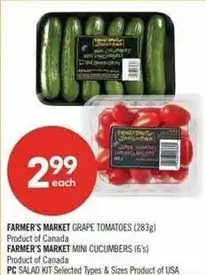 Shoppers Drug Mart Farmer's market grape tomatoes offer