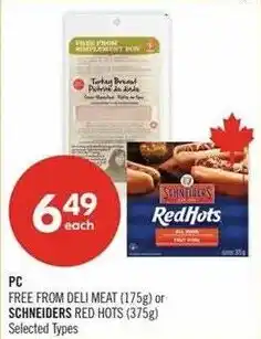 Shoppers Drug Mart Schneiders redhots offer