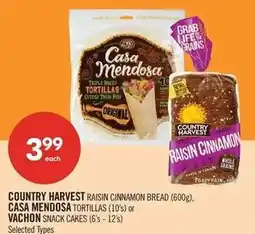 Shoppers Drug Mart Country Harvest raisin cinnamon bread offer