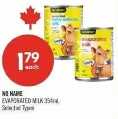 Shoppers Drug Mart No Name evaporated milk offer