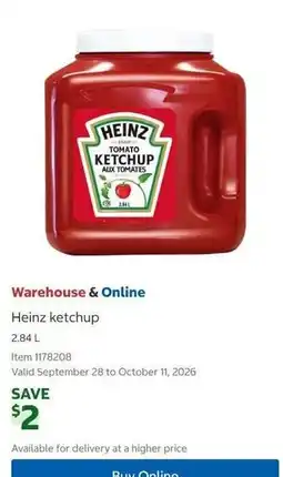 Costco Heinz ketchup offer