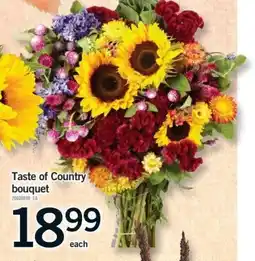Fortinos Taste of Country bouquet offer