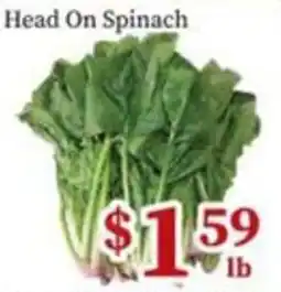 Nations Fresh Foods Head On Spinach offer