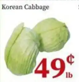 Nations Fresh Foods Korean Cabbage offer
