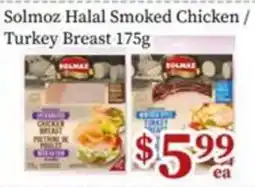 Nations Fresh Foods Solmoz Halal Smoked Chicken Turkey Breast offer