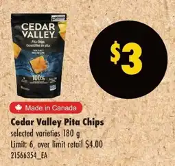 No Frills Cedar Valley Pita Chips offer
