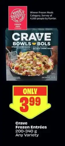 FreshCo Crave frozen entrées offer