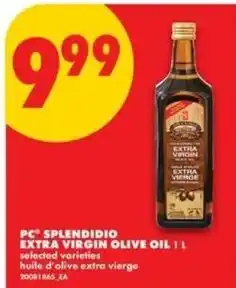 No Frills pc splendidio extra virgin olive oil offer