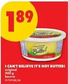 No Frills I can't believe it's not butter original offer