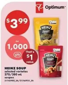 No Frills Heinz soup selected varieties offer