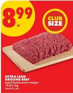 No Frills Extra lean ground beef offer