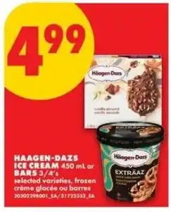 No Frills Haagen-Dazs ice cream or bars offer