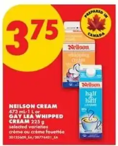 No Frills Neilson cream offer