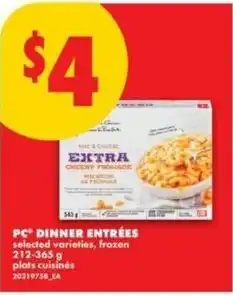 No Frills PC dinner entrées offer
