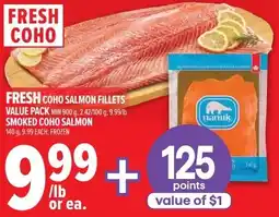 Metro Fresh coho salmon fillets offer
