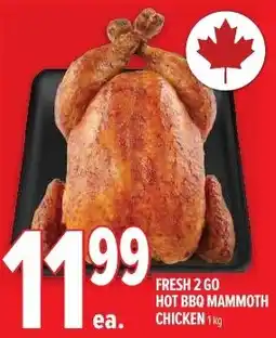 Metro Fresh 2 Go hot bbq mammoth chicken offer
