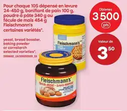 Maxi Fleischmann's yeast, bread booster, baking powder or cornstarch selected varieties offer