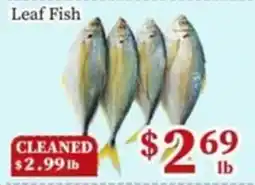 Nations Fresh Foods Leaf Fish offer