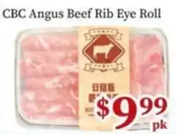 Nations Fresh Foods CBC Angus Beef Rib Eye Roll offer