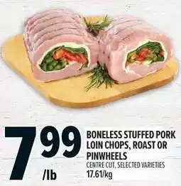 Metro Boneless stuffed pork loin chops, roast or pinwheels offer