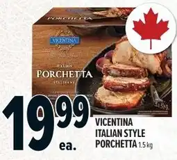 Metro Vicentina italian style porchetta offer