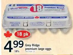Fortinos Grey Ridge premium large eggs offer