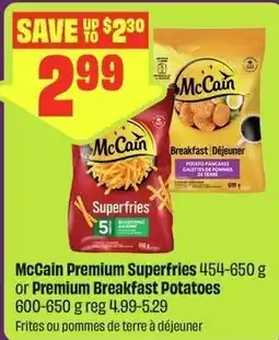 FreshCo McCain Premium Superfries or Premium Breakfast Potatoes offer