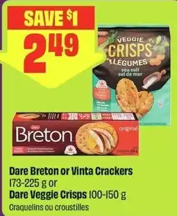 FreshCo Dare Breton or Vinta Crackers offer